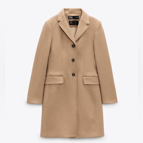 Zara wool coat - Camel (L) - Picture 1 of 5